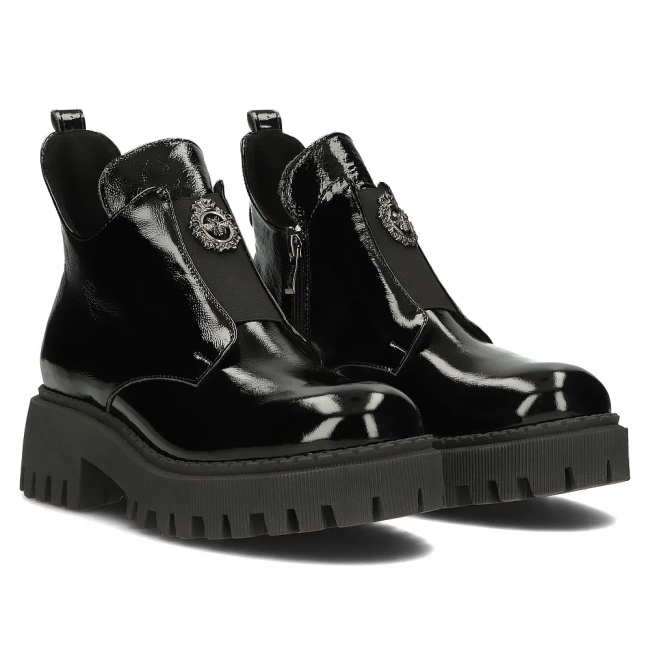 Ankle Boots leather Filippo 60451 Black