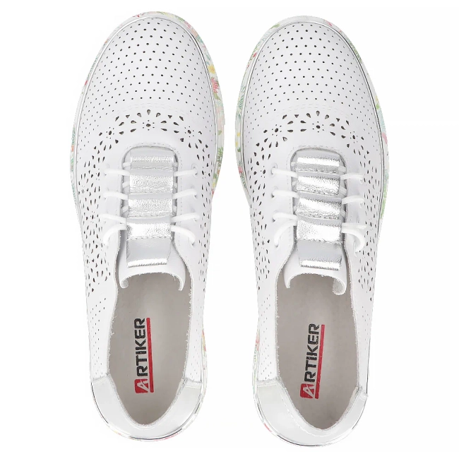 Leather shoes Artiker 56C1799 white