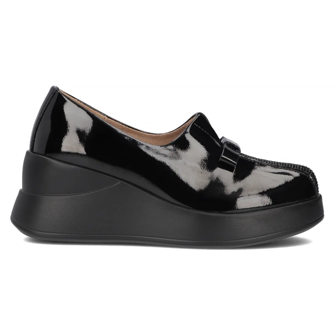 Leather shoes Filippo DP6441/24 BK L black