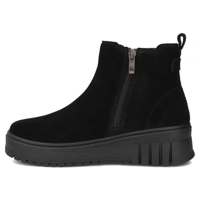 Leather ankle boots Filippo DBT7279/25 BK black