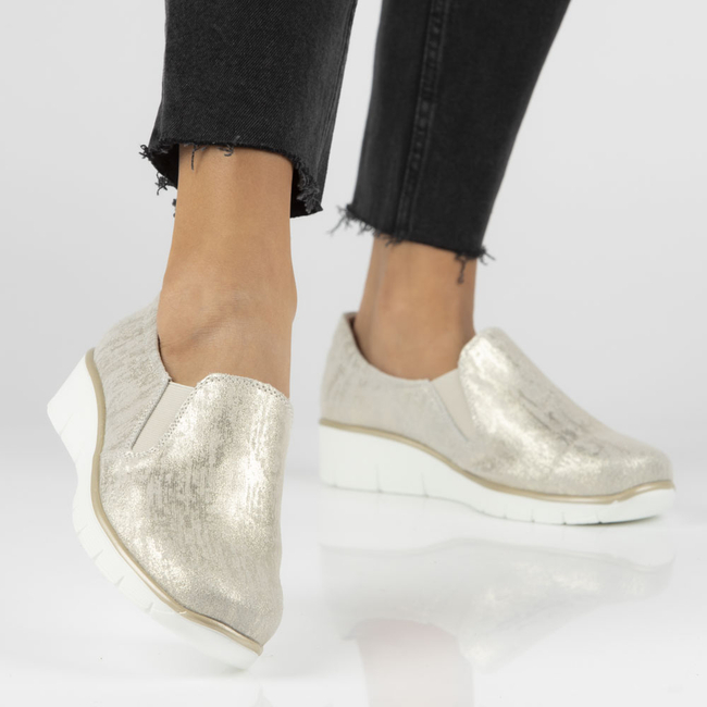 Leather shoes Filippo DP1325/23 GO gold