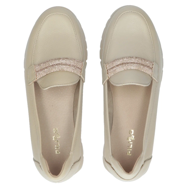 Leather shoes Filippo 20141 beige