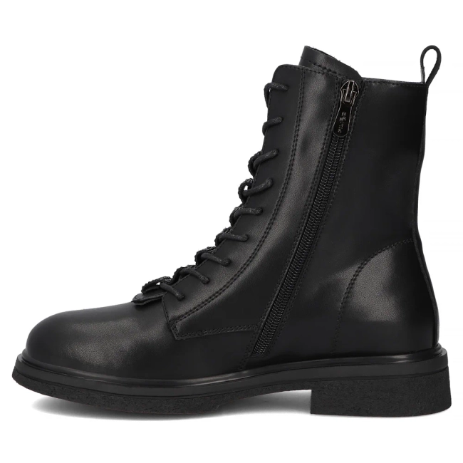 Leather ankle boots Filippo DBT7250/25 BK black