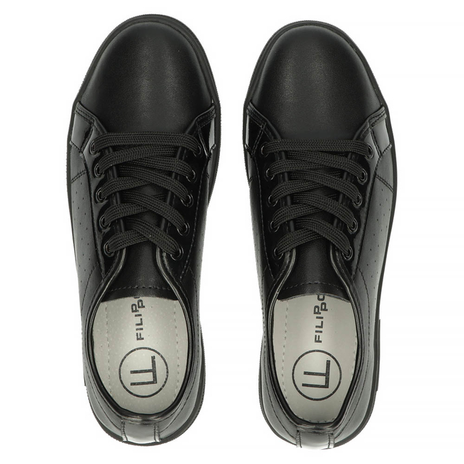 Leather shoes Filippo DP3508/23 BK black