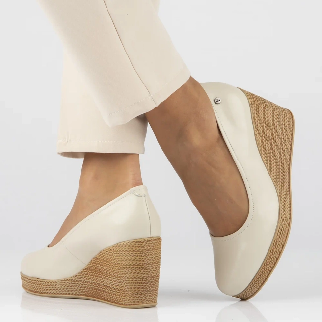 Leather shoes Filippo DP3521/24 BE beige