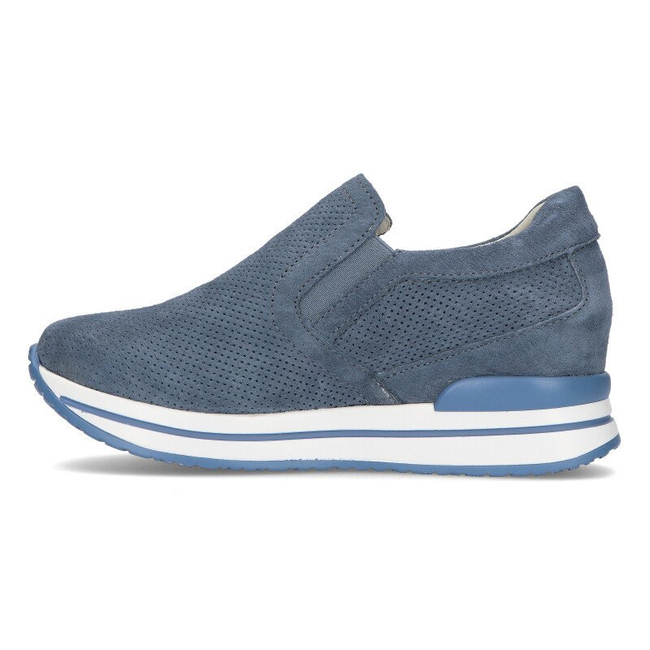 Leather sneakers Filippo DP1512/21 Bl blue