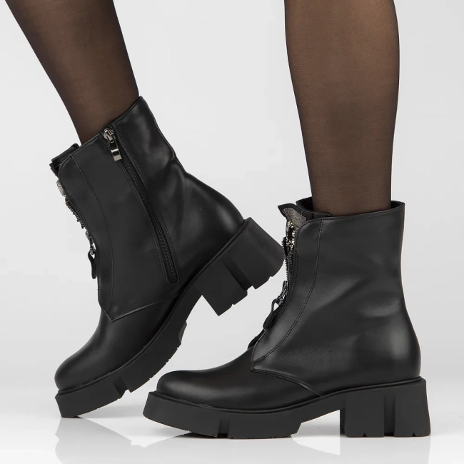 Leather ankle boots Filippo 2600 black