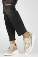 Skórzane sneakersy Filippo DP4690/24 GO złote