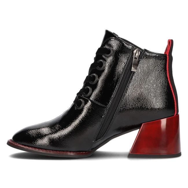 Botki na obcasie Filippo DBT3110/23 BK czarne