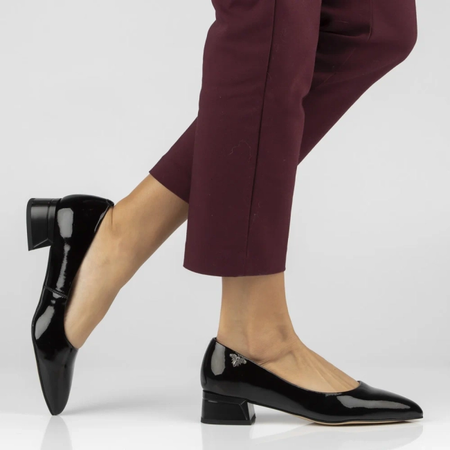 Leather shoes Filippo DP7736/26 BK black