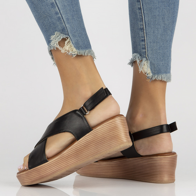 Sandały Filippo DS3609/22 BK czarne