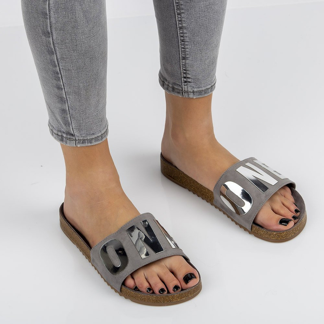 Slippers Filippo DK1374/20 GR gray
