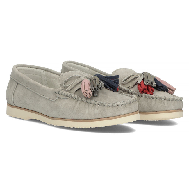 Leather loafers Filippo DP3512/22 GR grey