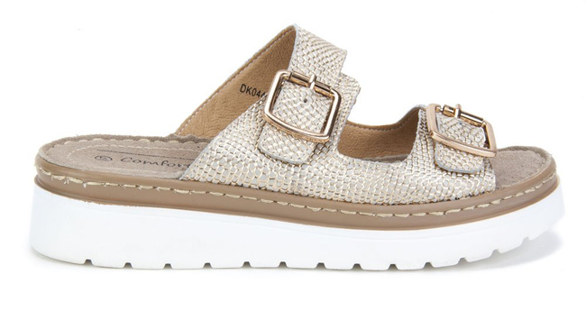 Slippers Filippo DK044/18 BE GO Beige Gold