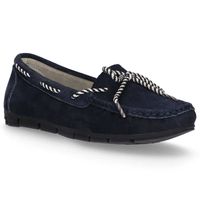 Leather shoes Filippo DP1403/20 NV navy blue