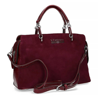 Handbag Velina Fabbiano 7720-56 Wine Red