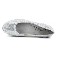 Mokasyny Filippo DP013/18 SL srebrne