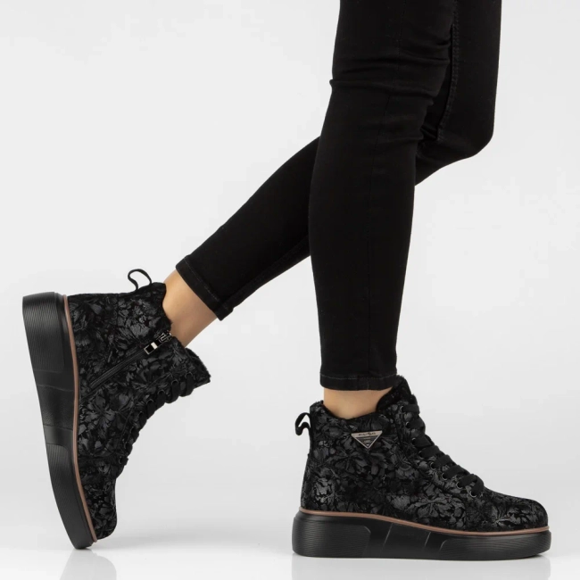Leather ankle boots Filippo DBT6452/26 GR MLT grey