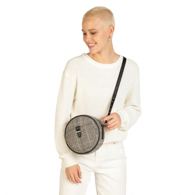 Handbag Keddo 398102/08-01 Grey Black