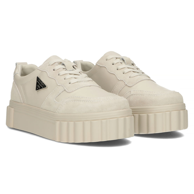 Leather Sneakers Filippo DP4913/23 BE beige