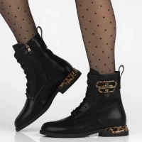 Leather ankle boots Filippo DBT7206/25 BK black