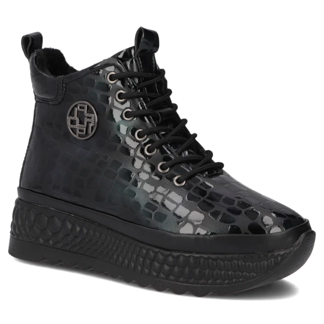 Leather ankle boots Filippo DBT7278/25 GE dark green