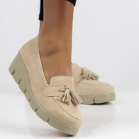 Leather shoes Filippo DP3162/22 BE beige