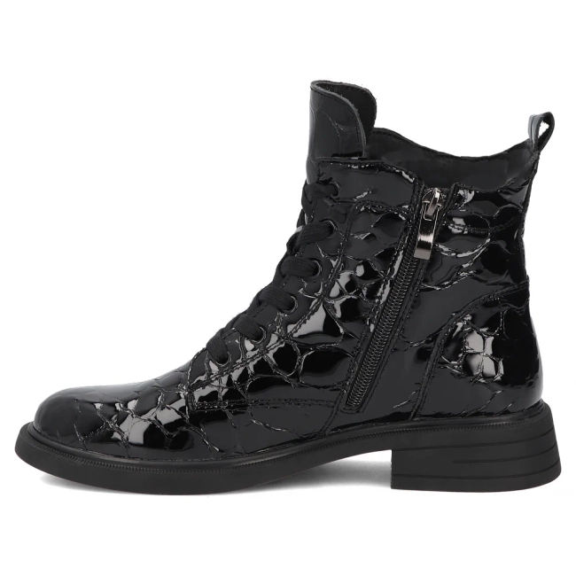 Leather ankle boots Filippo DBT7965/26 BK CR black