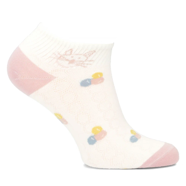 Women's Socks L604-2 white colored balls