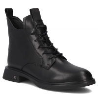Leather ankle boots Filippo DBT7463/25 BK black