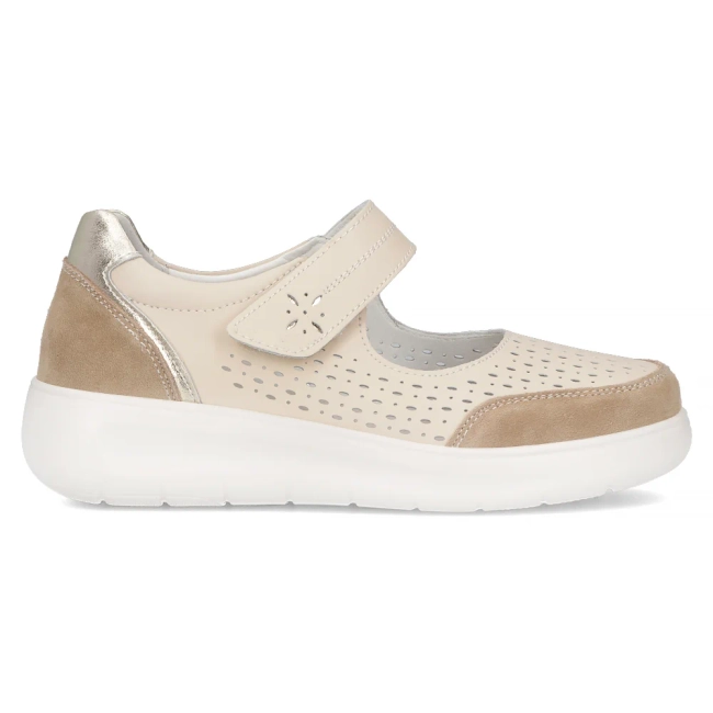Leather shoes Filippo DP6036/24 BE beige