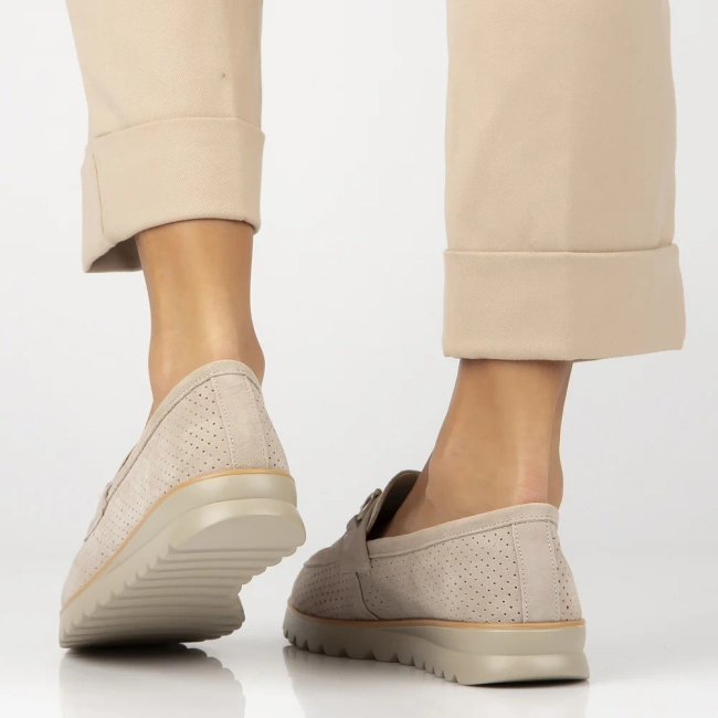 Leather shoes Filippo DP6851/25 BE beige