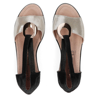Leather sandals Filippo DS096/17 BE BK beige