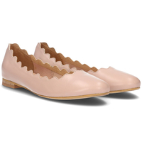 Leather ballerinas Alexio Giorgio 1F beige
