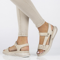 Leather sandals Filippo DS3517/22 BE beige