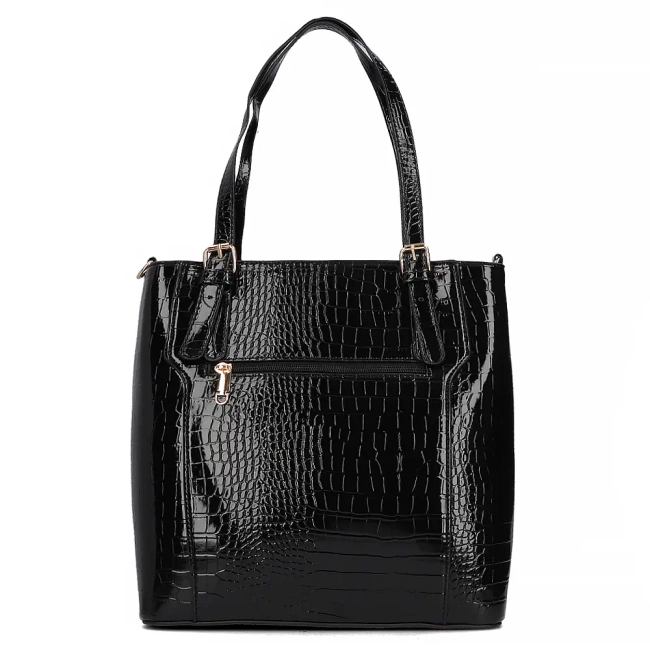 Czarna torebka shopper black allure