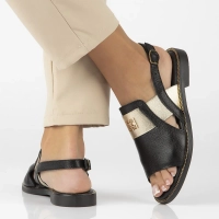 Leather sandals Filippo 40385 black