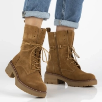 Leather ankle boots Filippo DBT7263/25 CA brown