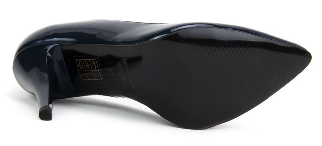 Czółenka Filippo 2160 Granatowy Lakier