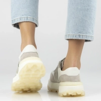 Leather sneakers Filippo DP7545/26 WH white