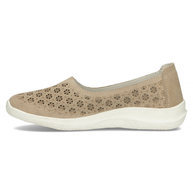 Leather shoes Filippo DP3673/22 BE beige