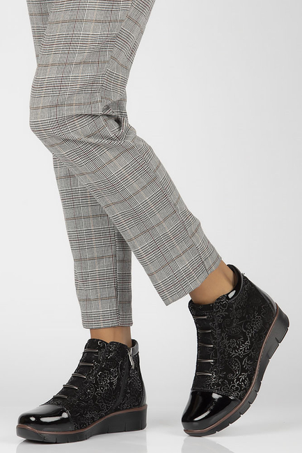 Leather ankle boots Filippo DBT3179/22 BK black