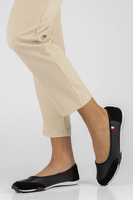 Skórzane baleriny Filippo DP142/23 BK czarne