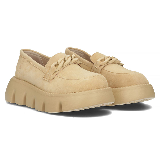 Leather shoes Filippo DP4536/23 BE beige
