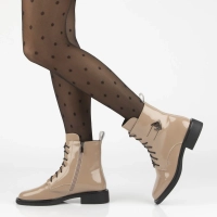 Leather ankle boots Filippo DBT7315/25 BE beige