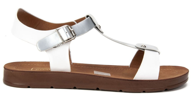 Sandały Filippo DS105/19 WH White
