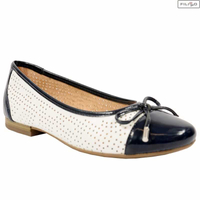 Baleriny CAPRICE 9/9-22105/26 wht.su/oce.pat 8022384