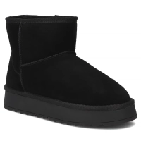 Skórzane śniegowce Filippo DBT7329/26 BK czarne