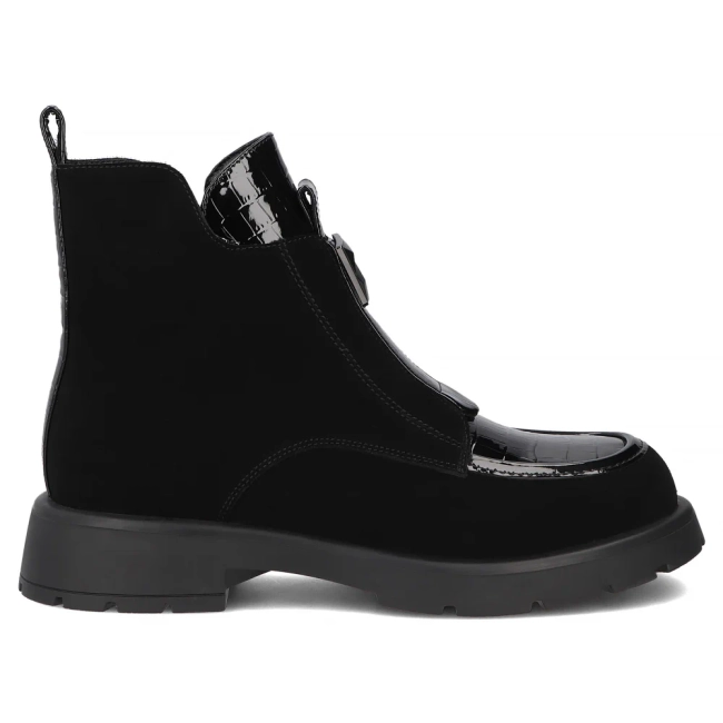 Leather ankle boots Filippo DBT6570/25 BK black