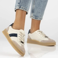 Leather sneakers Filippo DP6799/25 BE NV beige